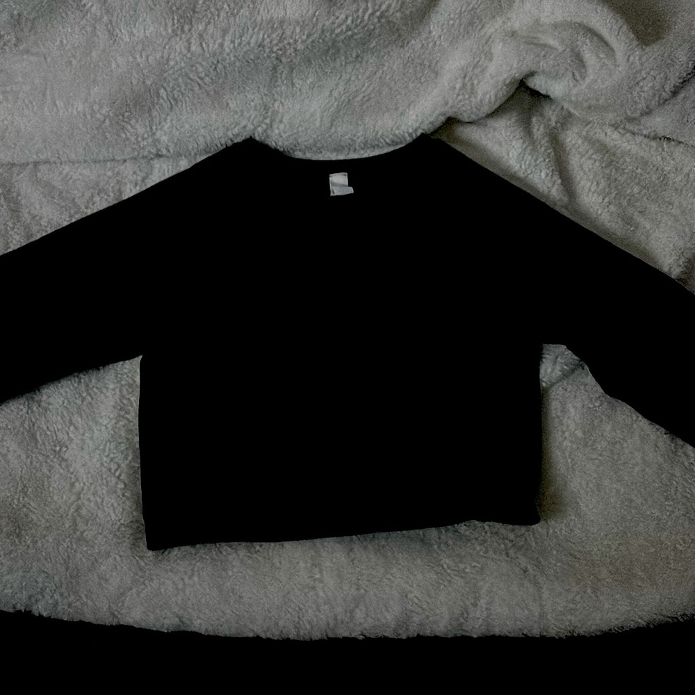 Black long sleeve(ribbed) from OFFLINE by aerie.